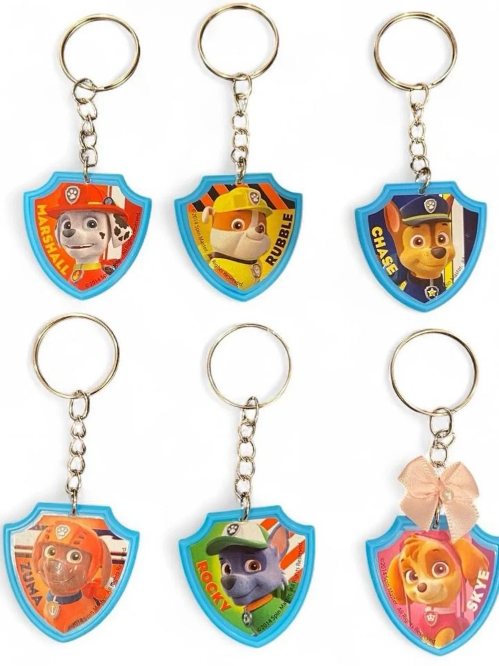 Paw Patrol Keychain Set